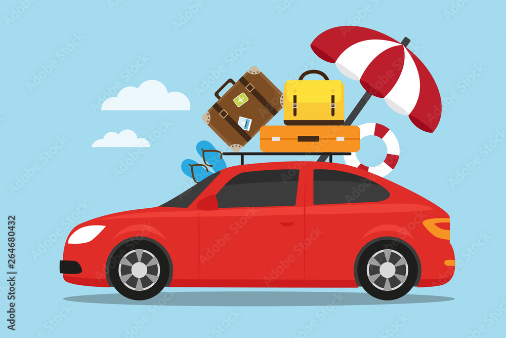 Fototapeta premium Travel by car
