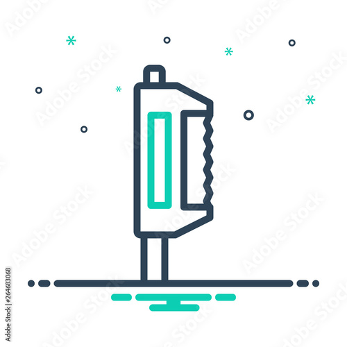 Mix line icon for fretsaw 