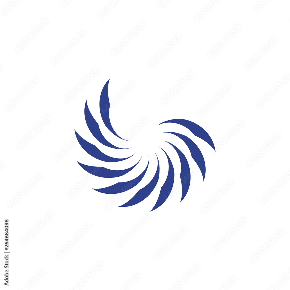 Wave icon logo design vector template Wave icon logo design vector template