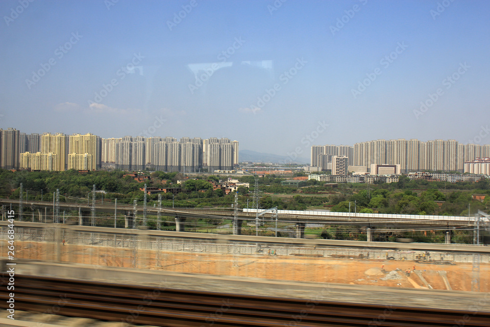  China's high-speed rail construction