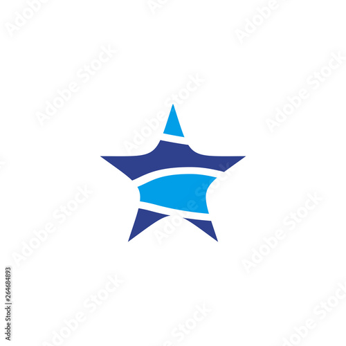 Wave icon logo design vector template