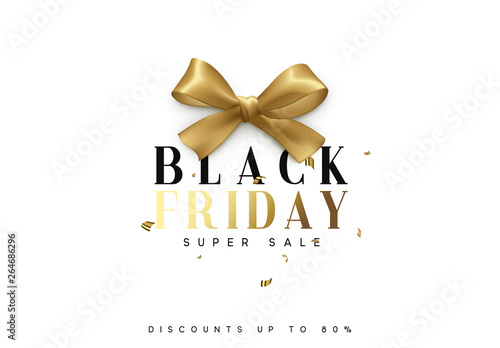 Black Friday sale, banner, poster, logo.