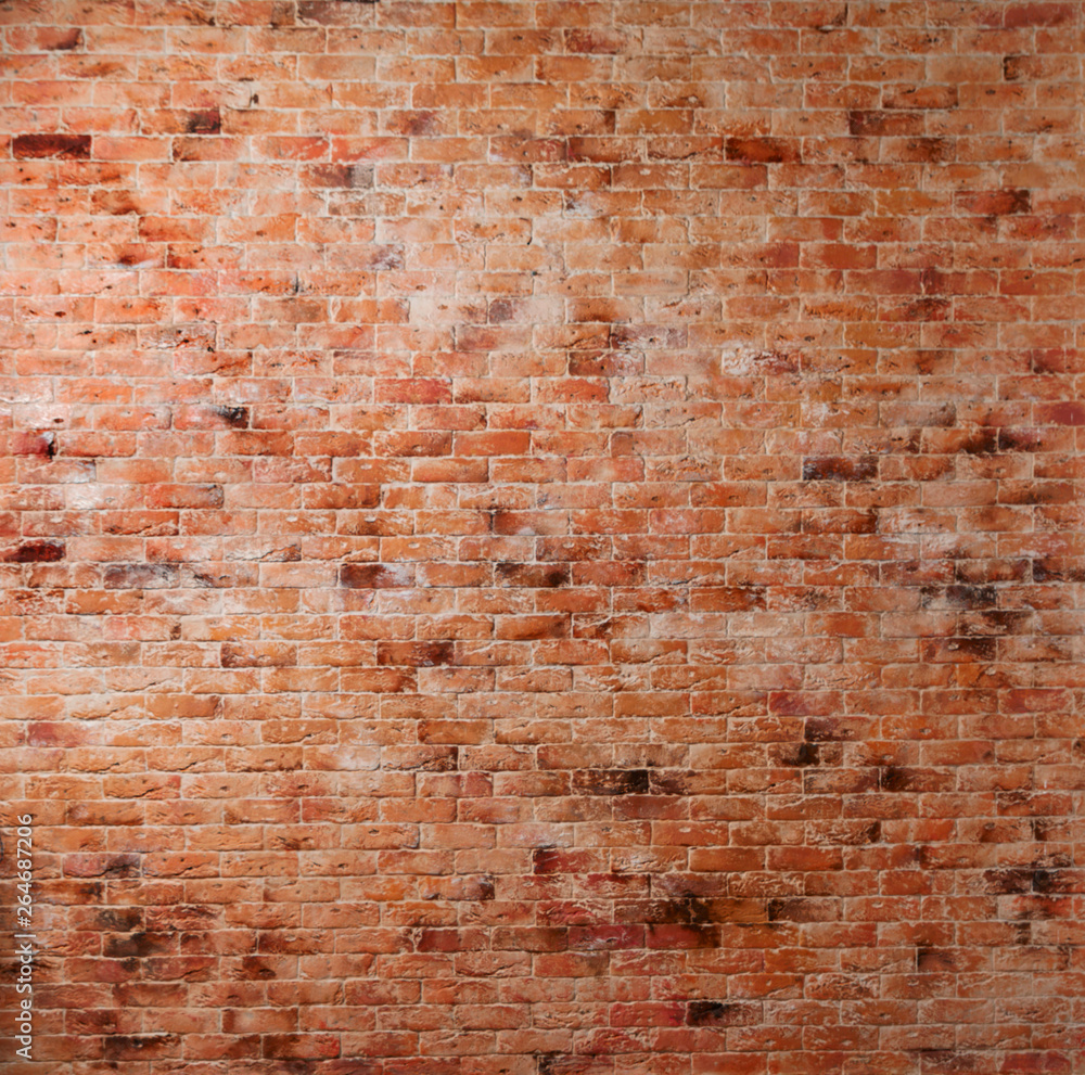 Naklejka premium Red old brick wall