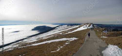 Chasseral, mer de brouillard
