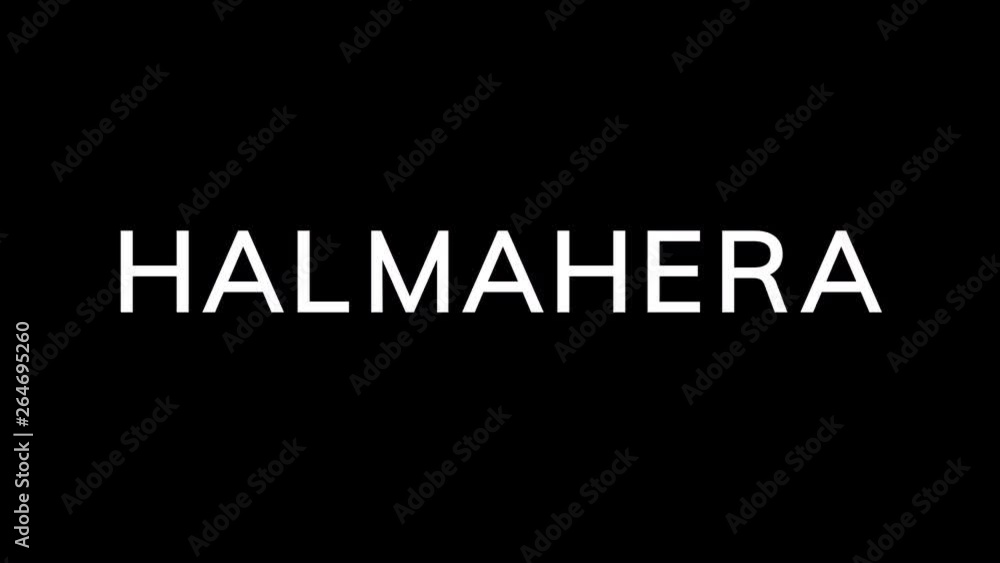 From the Glitch effect arises HALMAHERA. Then the TV turns off. Alpha channel Premultiplied - Matted with color black From the Glitch effect arises HALMAHERA. Then the TV turns off. Alpha channel Premultiplied - Matted with color black