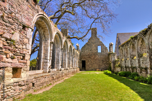 Ruinen des Abbaye Maritime de Beauport, Paimpol, Frankreich