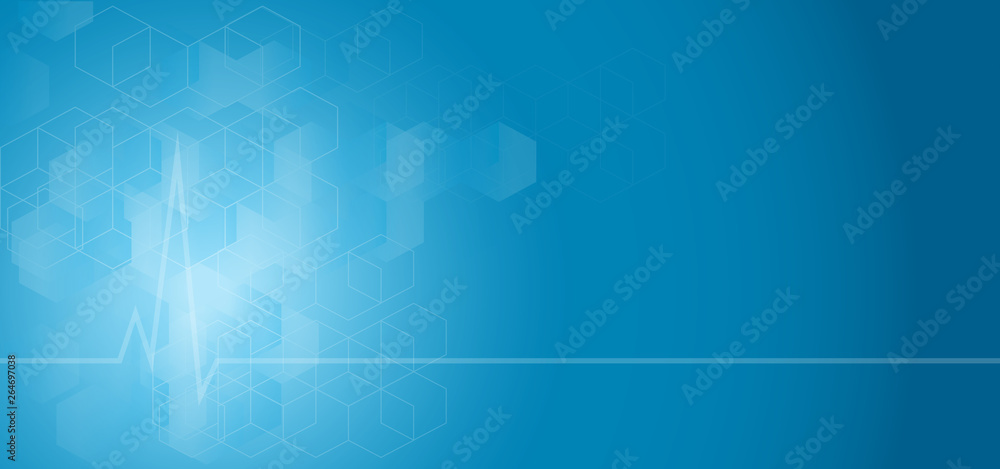 Obraz premium The abstract blue graphic for background content.