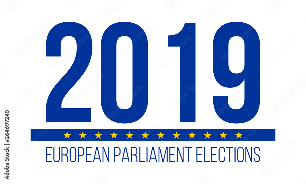 european elections 23-26 may 2019 vector poster european elections 23-26 may 2019 vector poster