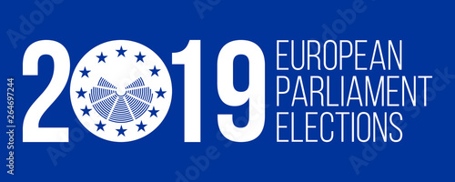 european elections 23-26 may 2019 vector poster