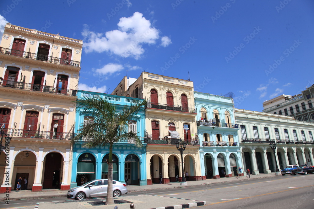 colourful buildings in Havana cuba