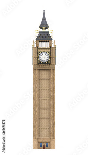 Big Ben Isolated