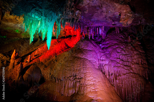 This is Cheongok Cave in Gangwon Province, Korea. photo