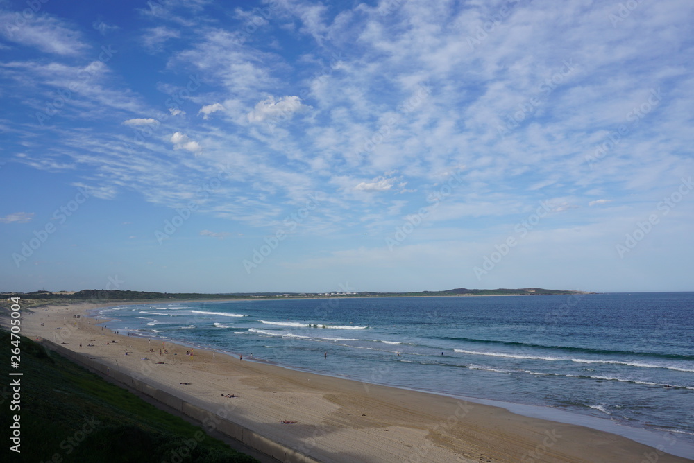 long beach blue sky Sydney