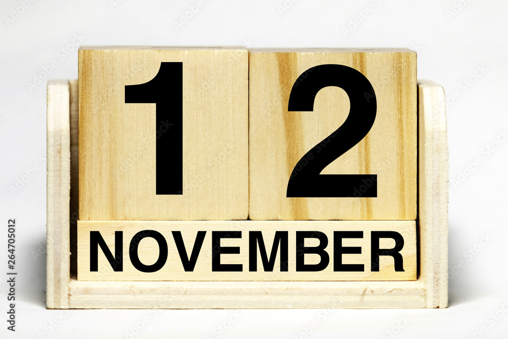 十一月のカレンダー