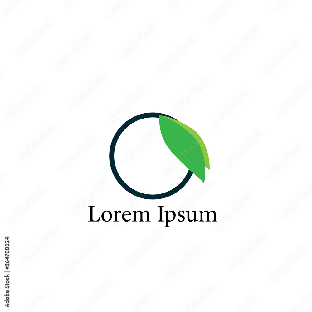 leaf logo icon for nature company leaf logo icon for nature company