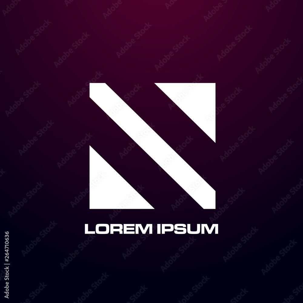 Obraz premium abstract square logo icon for business company
