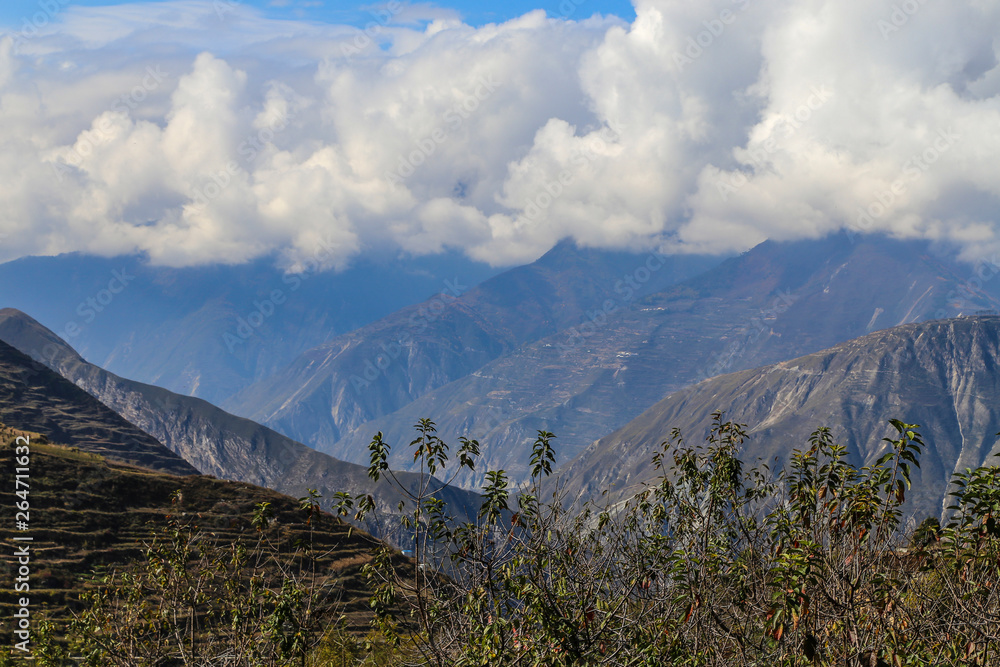 Obraz premium the landscape in turnip village ,sichuan,china