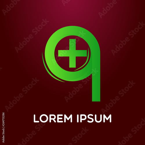 P initial letter logo icon