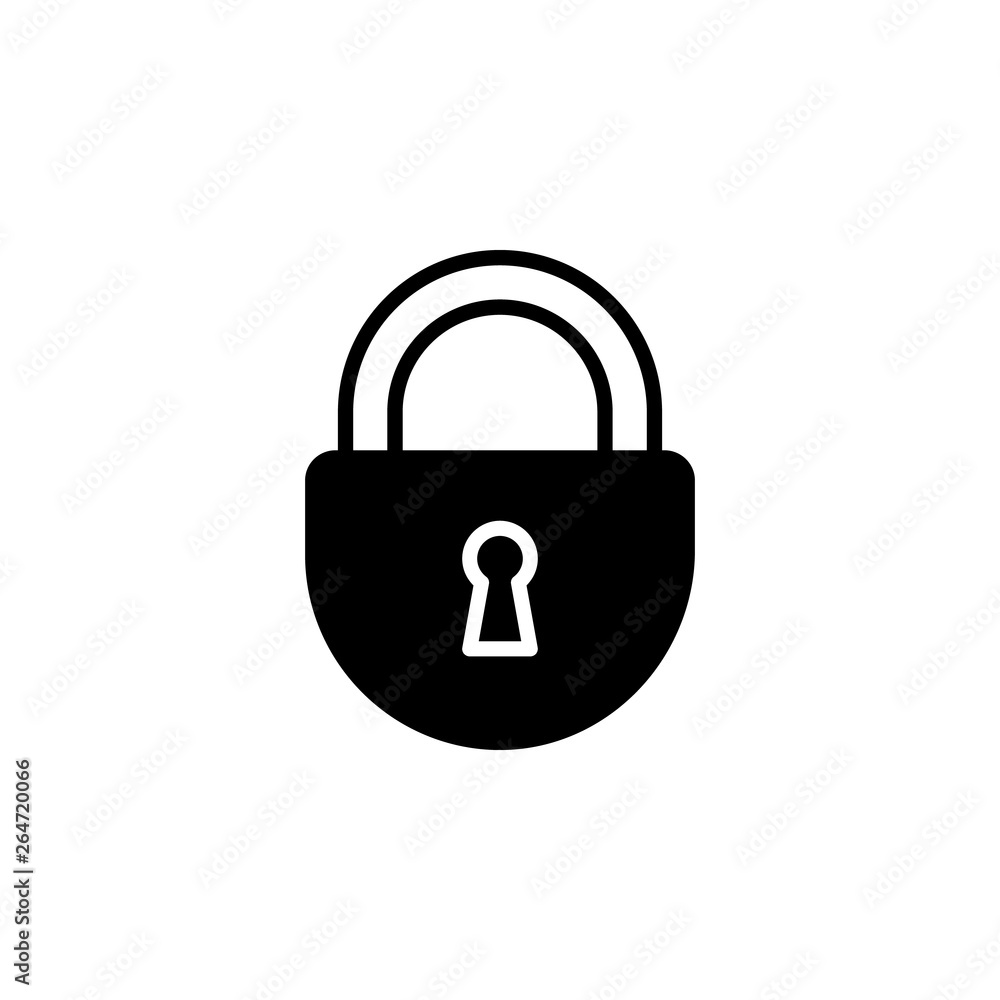 Locked icon vector. Locked vector design. sign design. flat style. Vector EPS 10 Locked icon vector. Locked vector design. sign design. flat style. Vector EPS 10