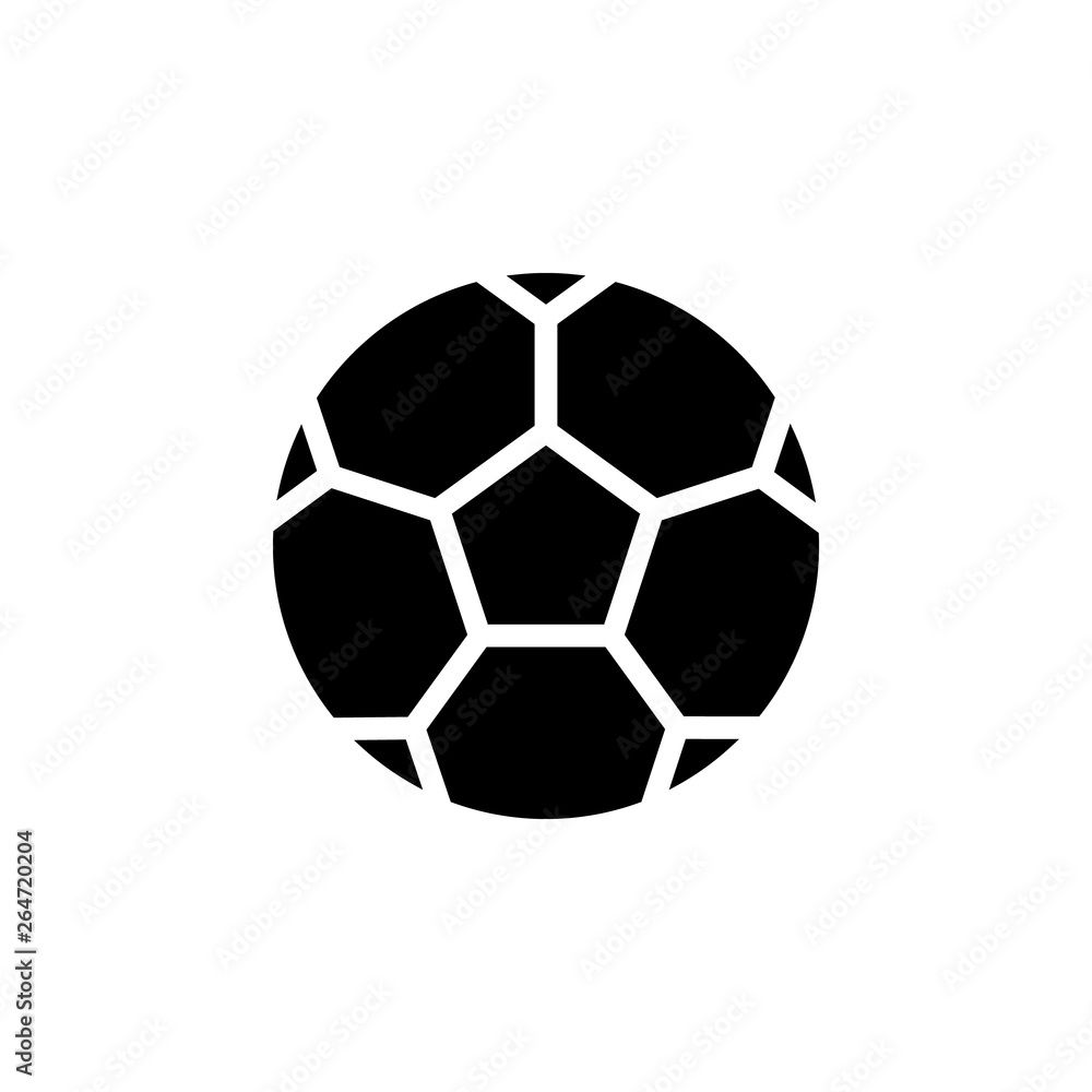 soccer ball icon vector. soccer ball vector design. sign design. flat style. Vector EPS 10
