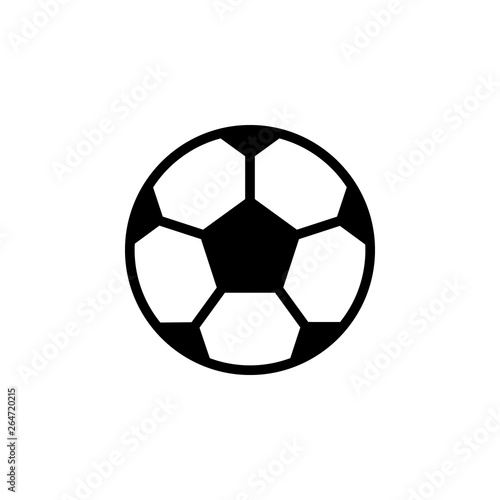 soccer ball icon vector. soccer ball vector design. sign design. flat style. Vector EPS 10