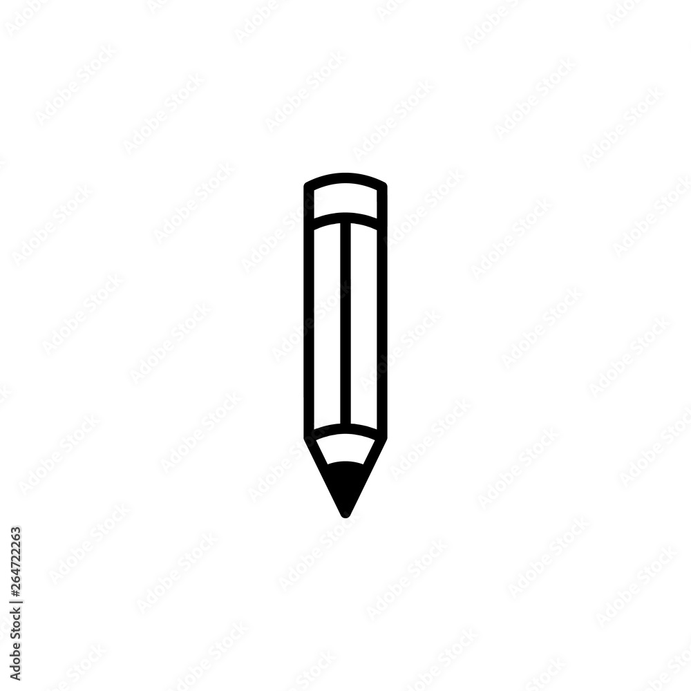 pencil icon vector. pencil vector design. sign design. flat style. Vector EPS 10