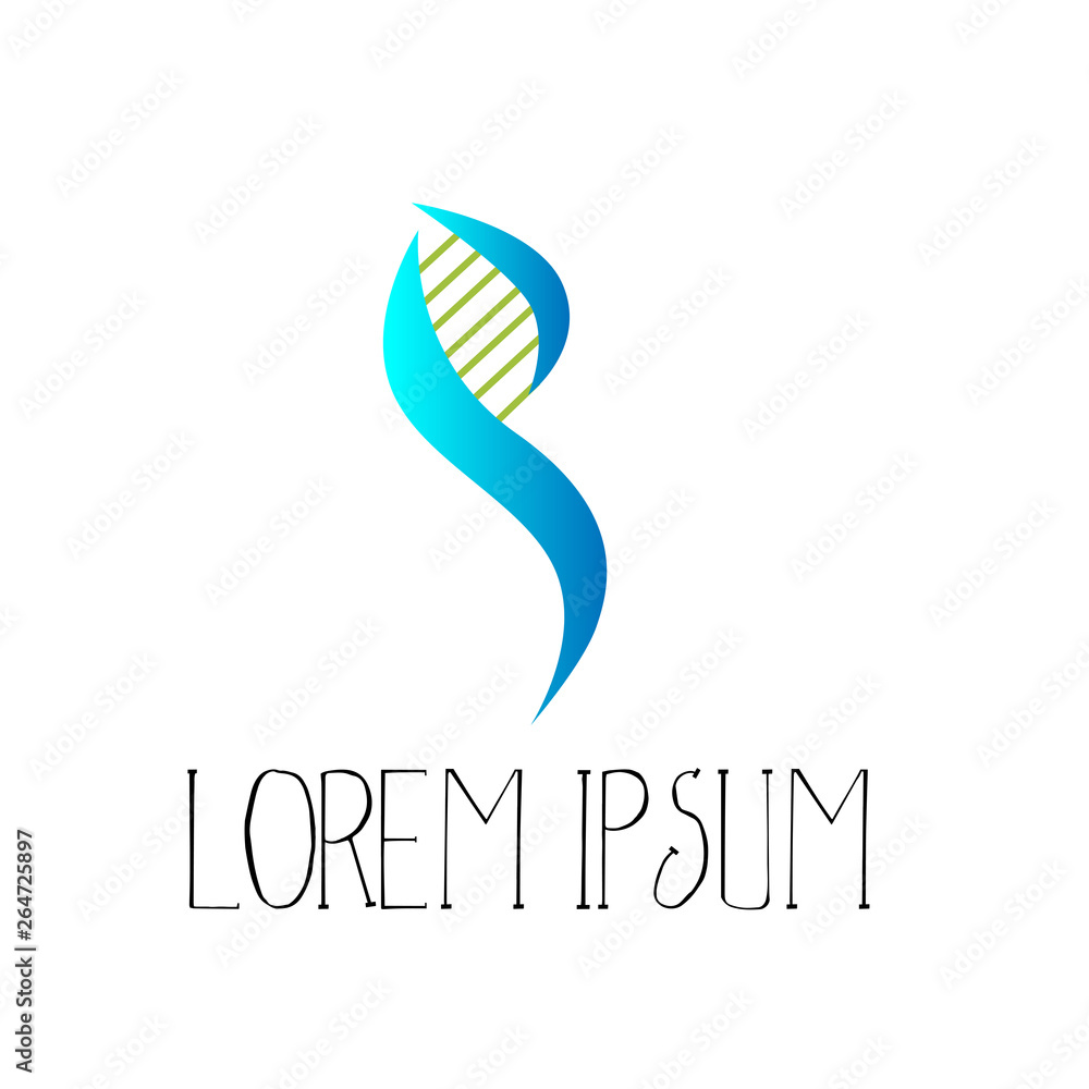 DNA logo icon for health company DNA logo icon for health company