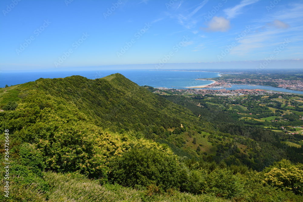Fototapeta premium Randonnée Jaizkibel Pays Basque Espagne