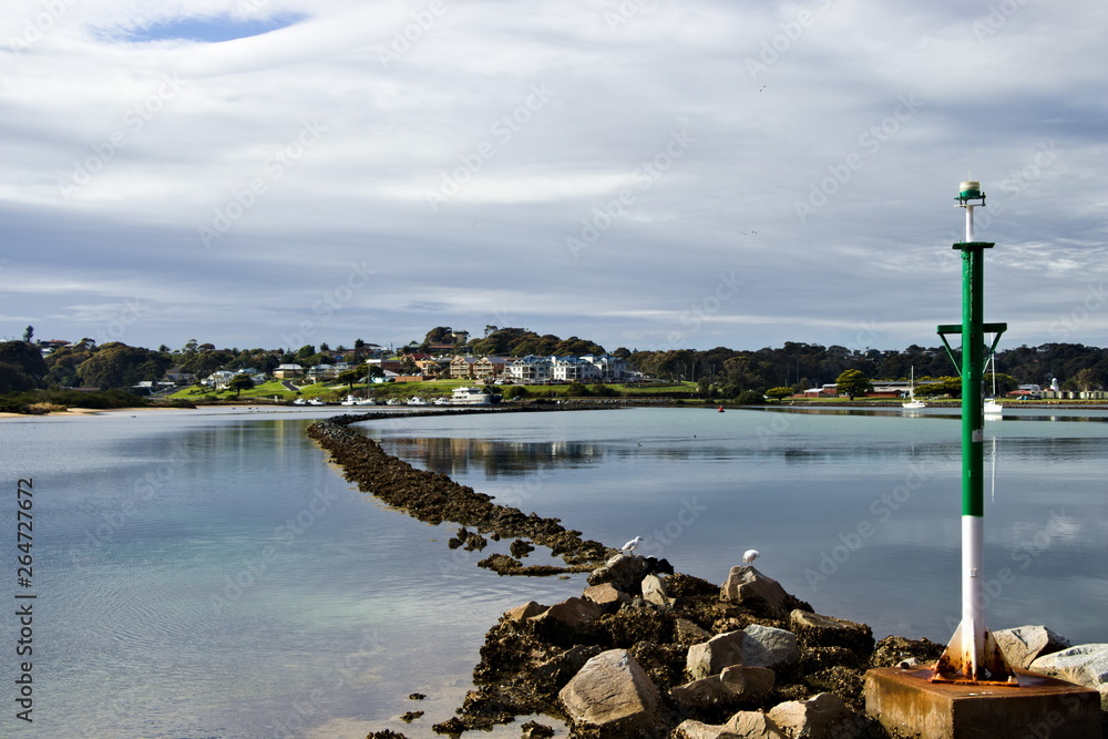 Scenic view of the marine park in Narooma, NSW, Australia