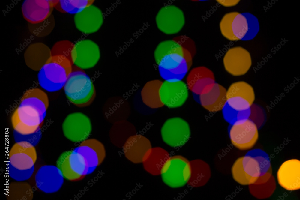 Colorful abstract blured bokeh from lights at night Colorful abstract blured bokeh from lights at night
