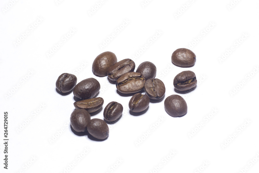 coffee beans isolated on white background, coffee beans isolated on white background,