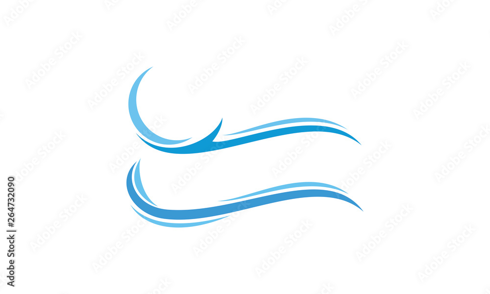 Wave set template icon Wave set template icon