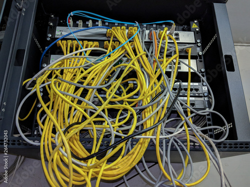 messy network cables