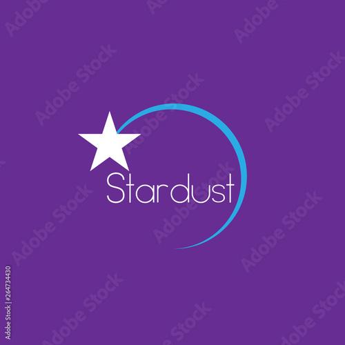 stardust logo with fairy illustration