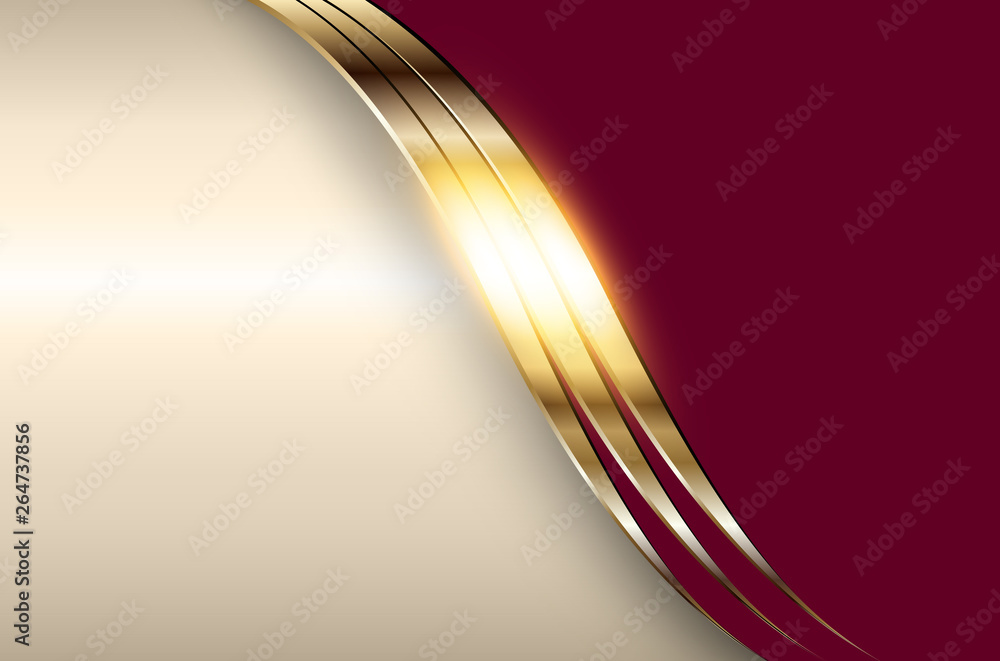 Business elegant background, golden red metallic. - obrazy, fototapety, plakaty 