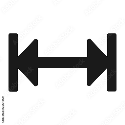 Expand arrow black icon