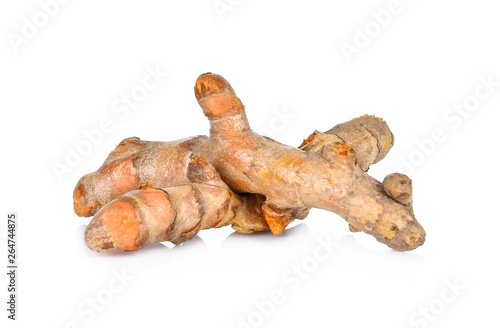 turmeric isolated on white background