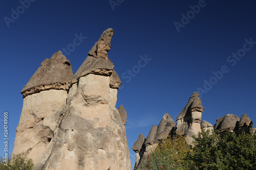 Rock Formations in Pasabag Monks Valley, Cappadocia, Nevsehir, Turkey