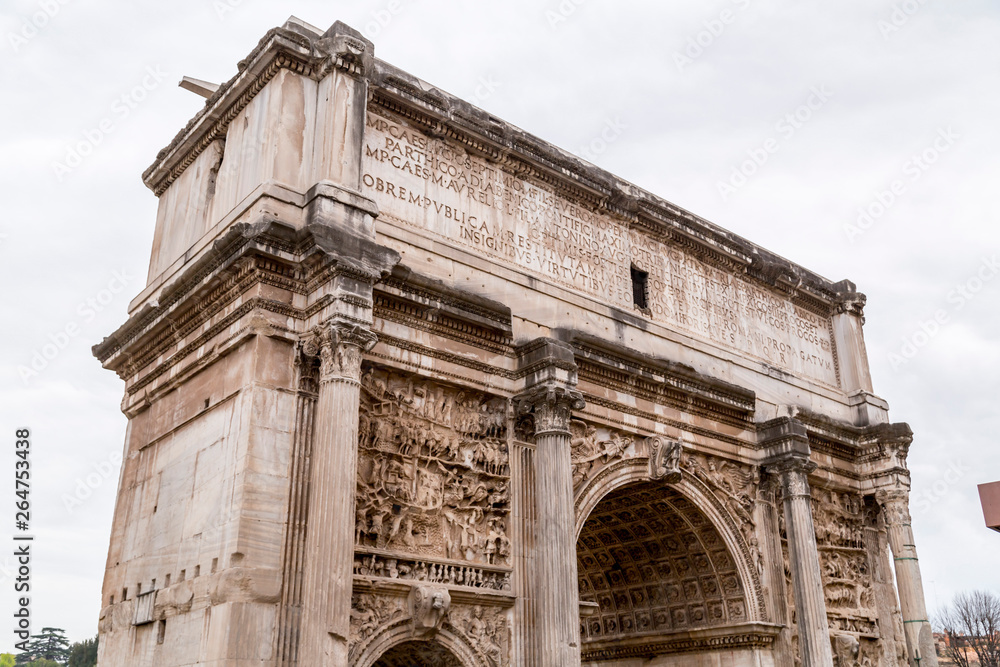 Roman Forum, view from Capitolium Hill in Rom