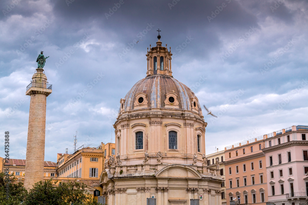 Santa Maria di Loreto and Chiesa del Santissimo Nome di Maria al Foro Traiano