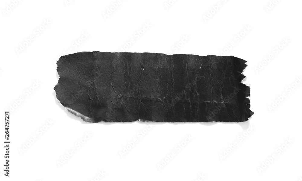 old torn black paper isolated on white background old torn black paper isolated on white background