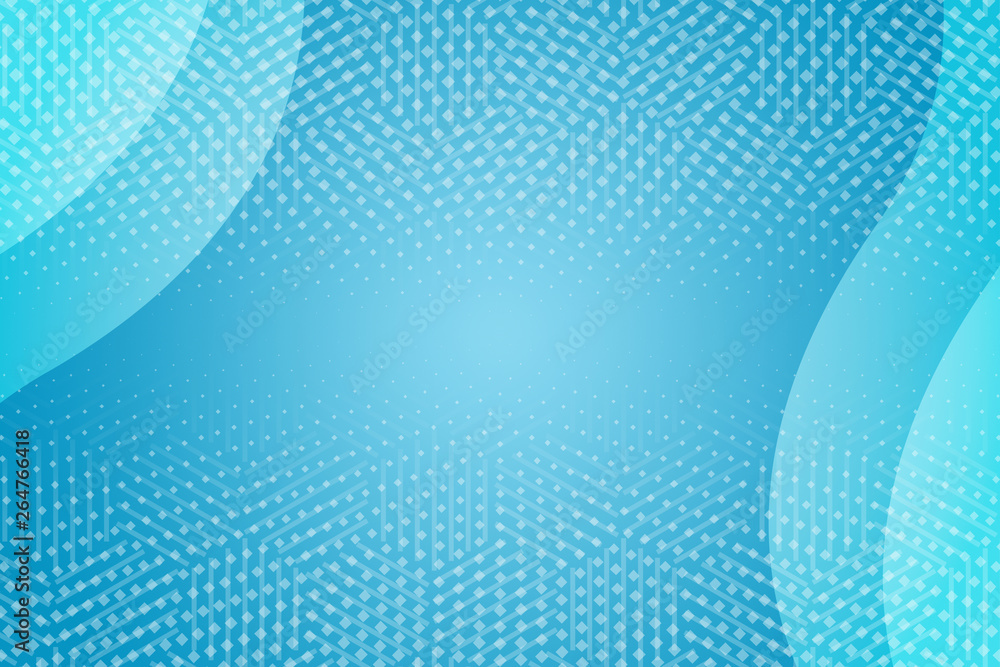 Fototapeta premium abstract, blue, pattern, illustration, design, wallpaper, texture, digital, wave, backdrop, art, halftone, graphic, technology, curve, light, dot, color, green, circle, lines, white, flow, vector
