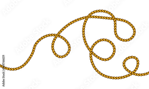 Realistic fiber ropes.