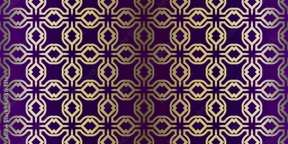 Vector Paper For Scrapbook. Luxury Texture For Wallpaper, Invitation. Seamless Geometric Ornament. Purple gold color Vector Paper For Scrapbook. Luxury Texture For Wallpaper, Invitation. Seamless Geometric Ornament. Purple gold color
