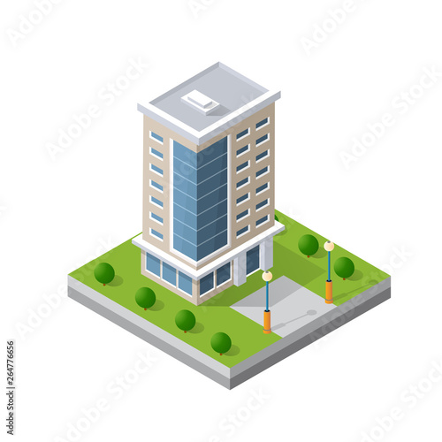 Isometric 3D module block