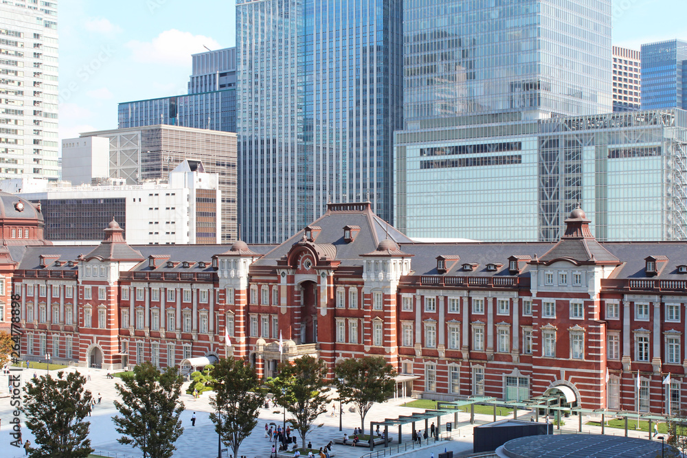 Obraz premium 東京駅の風景