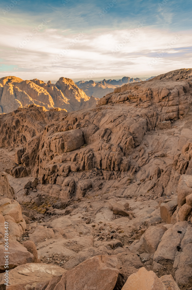 desert landscapes of Sinai 