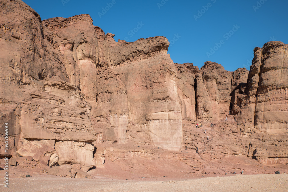 solomons pillars in timna national park