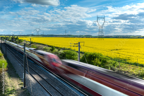 Ligne LGV au nord de la France