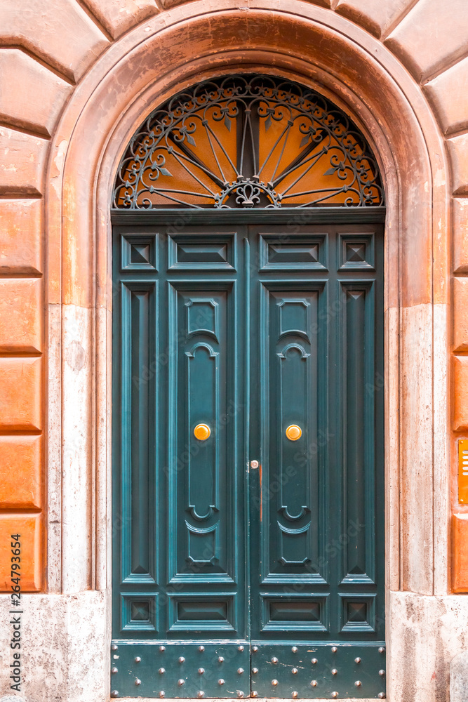 Old and beautiful ornate door Old and beautiful ornate door